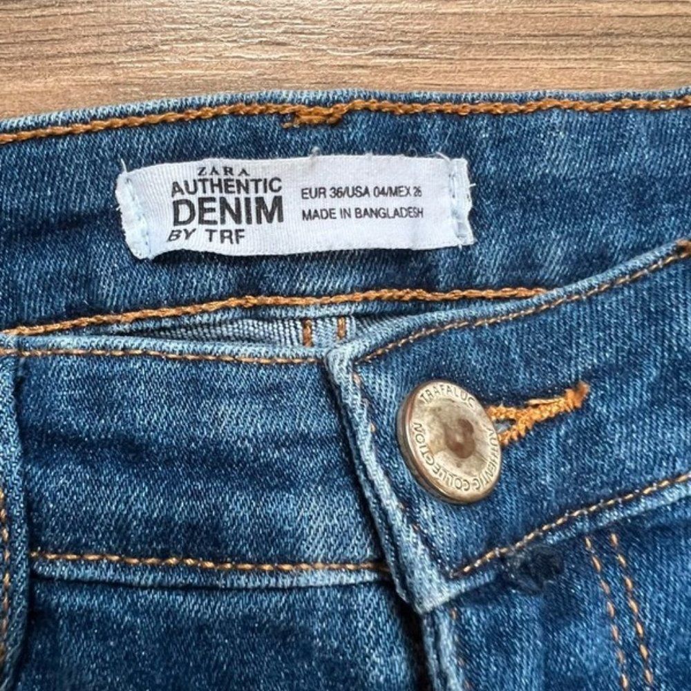 Zara Authentic denim by trf size‎ 4 jeans - Picture 5 of 6